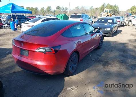 2021 Tesla Model 3 Standard Range Plus Rear-Wheel Drive из США, поврежденный, VIN 5YJ3E1EA5MF992049